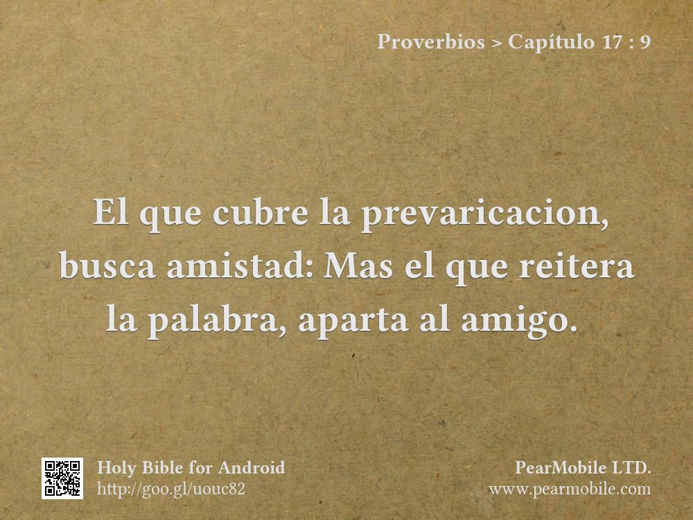 Proverbios, Capítulo 17:9